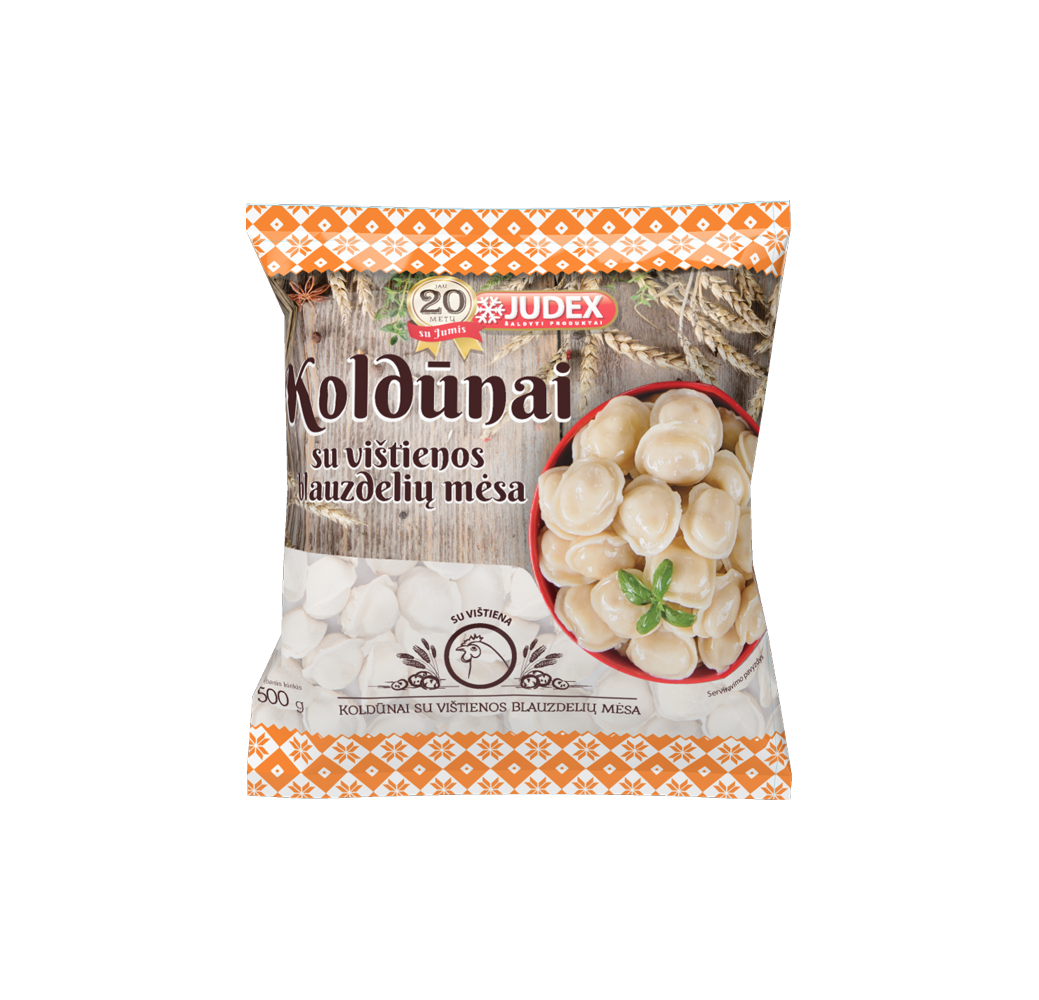 Dumplings with chicken leg meat 500 g